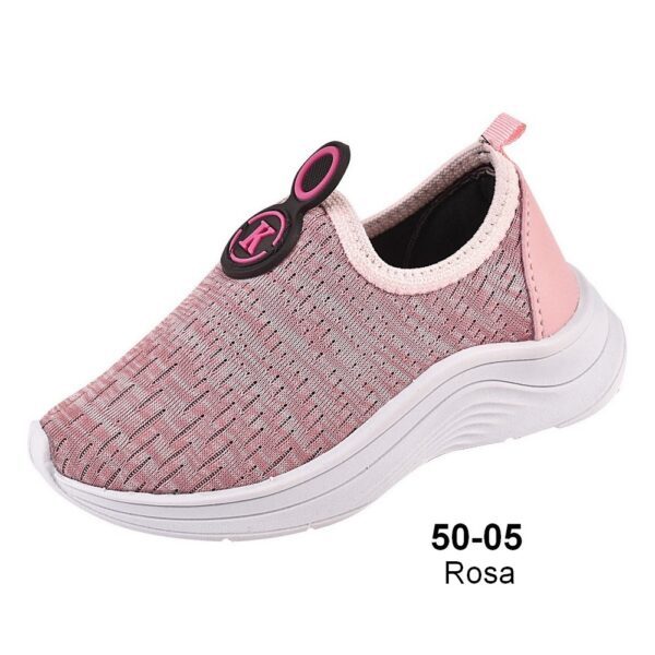 Tênis Calce Fácil 50-05 Rosa - Grade com 12 pares