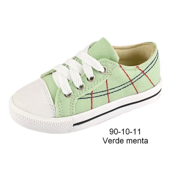 Tênis 90-10-11 Verde Menta Grade com 12 pares