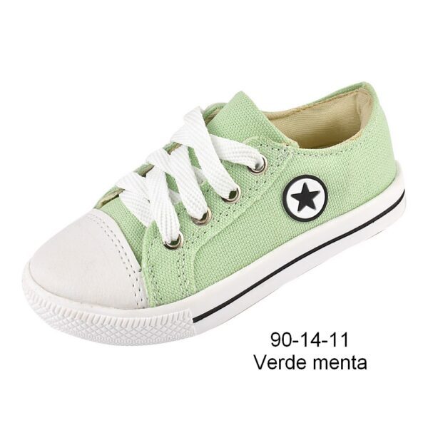 Tênis 90-14-11 Verde Menta Grade com 12 pares