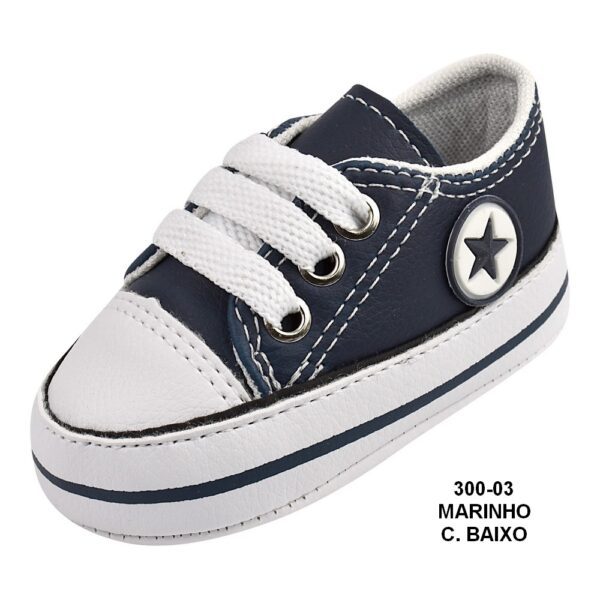 Tênis Modelo All Star Bebê 300-03 Marinho - Grade com 12