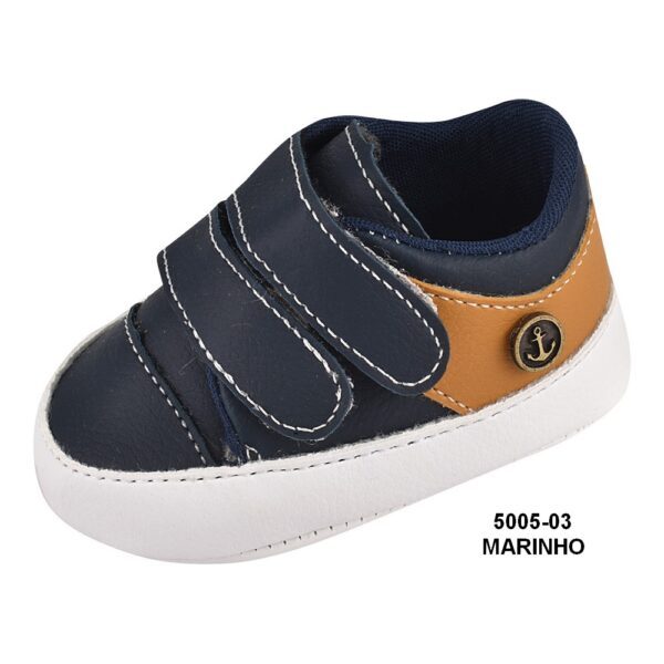 Tênis Infantil Menino 5005-03 Marinho - Grade com 12 pares