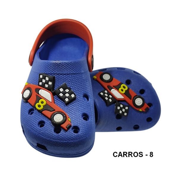 Babuche Infantil  Carros - Grade com 12 pares