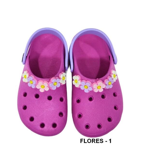 Babuche Infantil  Flores-1  -   Grade com 12 pares