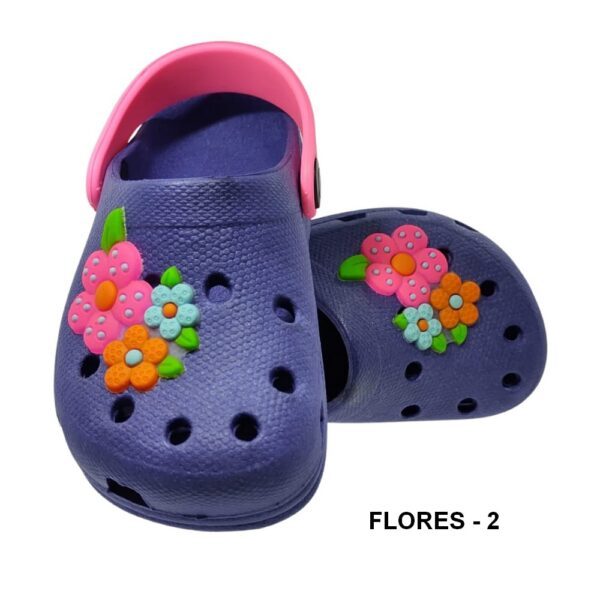 Babuche Infantil  Flores-2  -   Grade com 12 pares